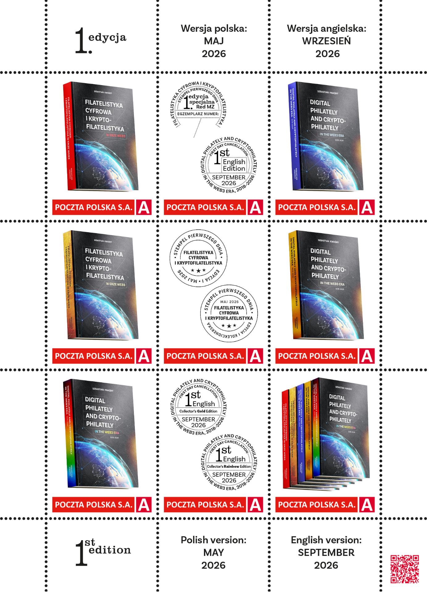 MójZnaczek commemorative sheet